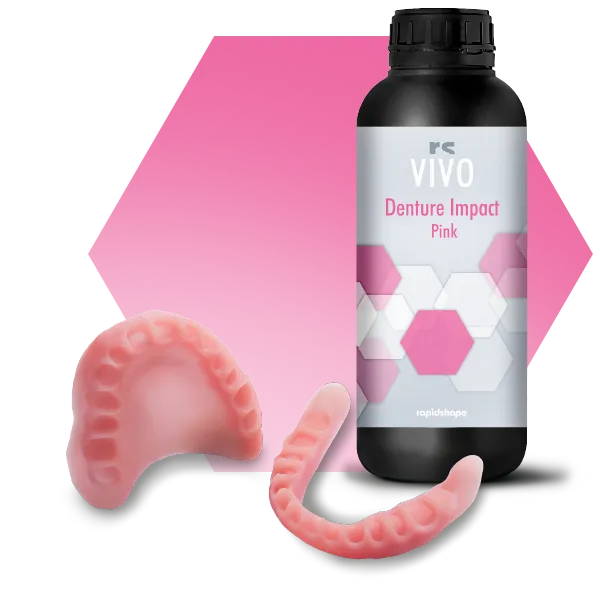 Résine RAPIDSHAPE RS VIVO Denture Impact 1 kg
