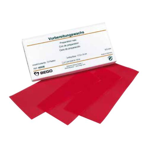 Cire de préparation rouge BEGO