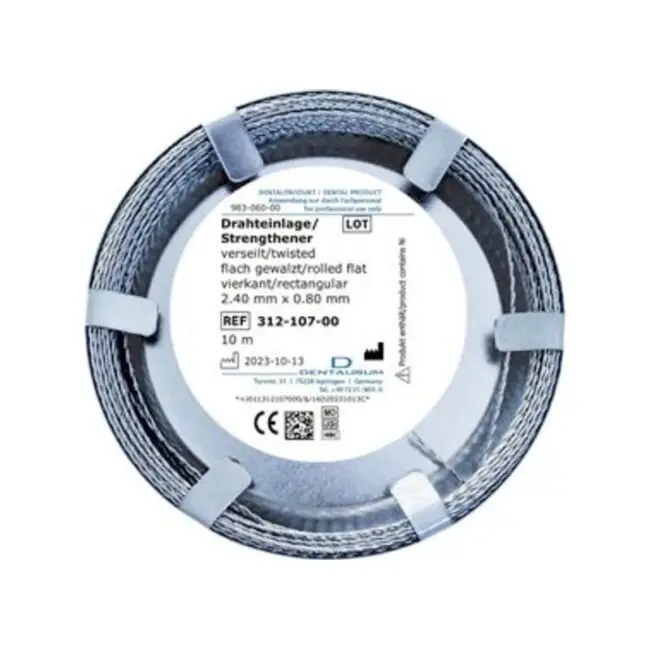 fil-de-renfort-dentaurum-2-4-x-0-8-mm Fil de renfort Dentaurum 2,4 x 0,8 mm